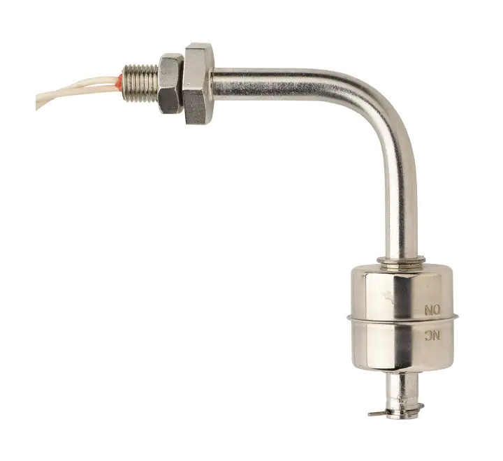 Series Bent Stem Side Mount Stainless Steel Liquid Level Switch