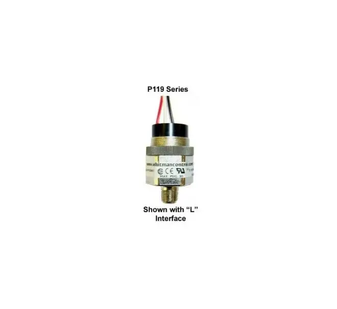 p119g Zinc Alloy Pressure Switch Interface