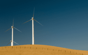 wind turbines for energy in the desert