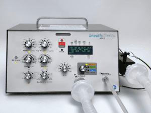 Image of a ventilator console.