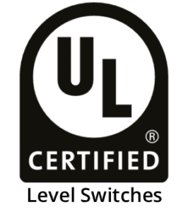 UL certificate for Level Switches